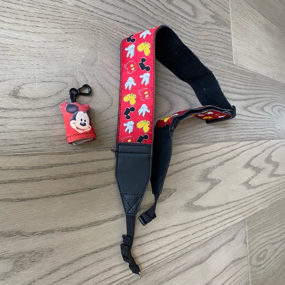 Mickey Camera Strap and Lens Wipe - Picture 2 of 4
